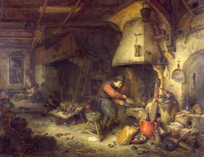 An Alchemist by Adriaen Jansz. van Ostade